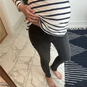 Gap maternity under the belly jeans